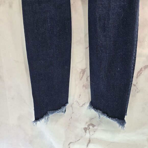 Mother Jeans Women 24 Stunner Zip Two Step Fray Holding Hands High Rise Skinny - Picture 8 of 16